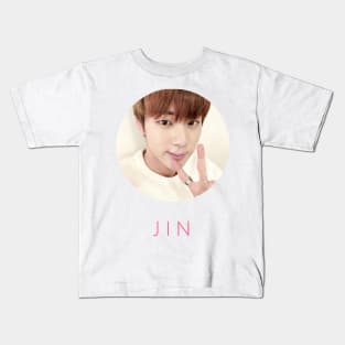 Jin Selca Pink | BTS Kids T-Shirt